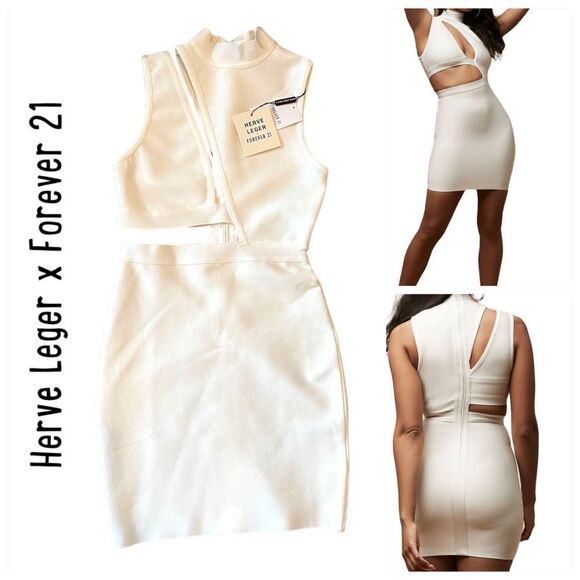 Forever 21 x Herve Leger Cutout Bandage Dress - Picture 1 of 14
